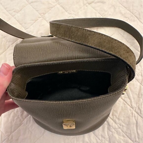 Fendi Green Leather and Suede Crossbody Bag - Picture 3 of 16